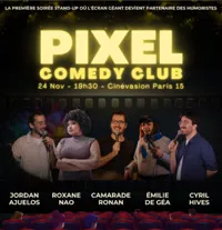 Affiche de Pixel Comedy Club - Stand up avec l'écran de cinéma