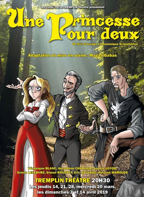 Affiche de Une princesse pour deux