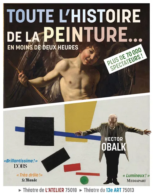 Affiche de Toute l'histoire de la peinture en moins de deux heures | par Hector Obalk