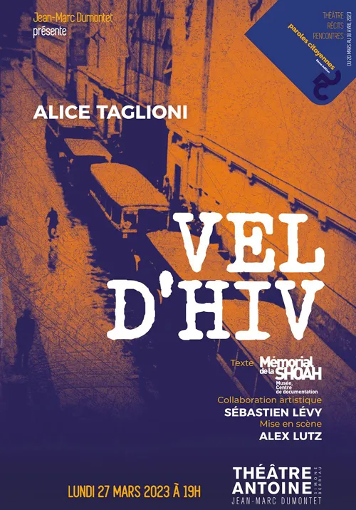 Affiche de Paroles Citoyennes : Vel d'Hiv | avec Alice Taglioni