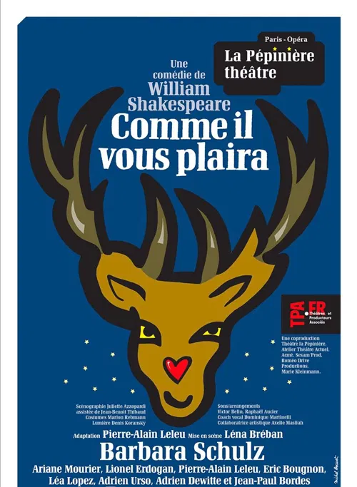 Affiche de Comme il vous plaira | avec Barbara Schulz