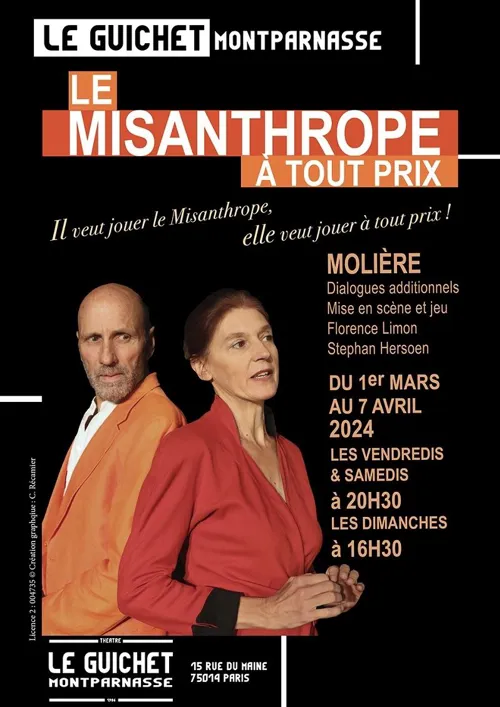 Affiche de Le Misanthrope à tout prix