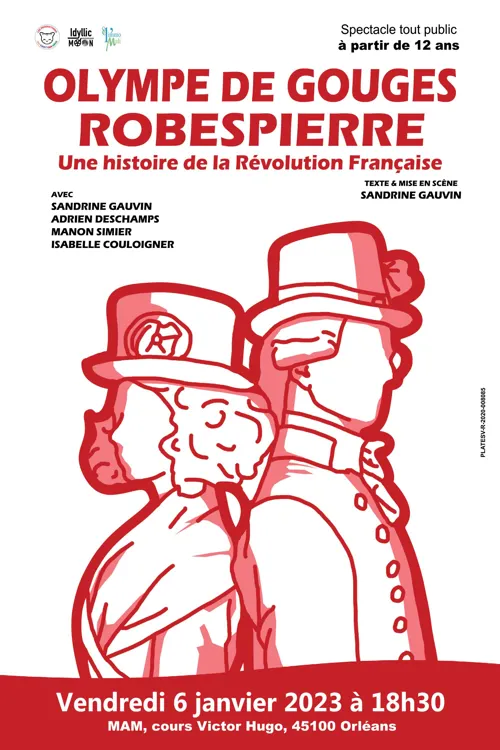 Affiche de Olympe de Gouges - Robespierre : Une histoire de la Révolution Française
