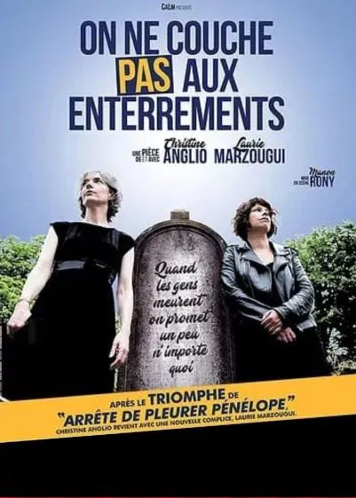 Affiche de On ne couche pas aux enterrements