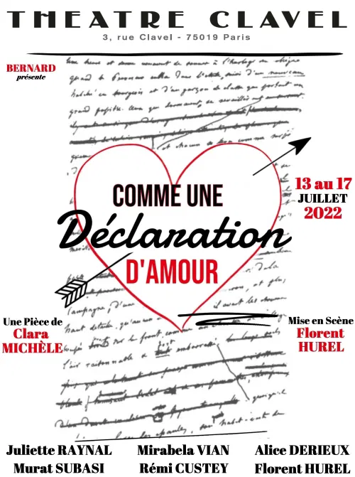 Affiche de Comme une déclaration d'amour