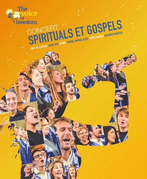 Affiche de Concert Spirituals & Gospel