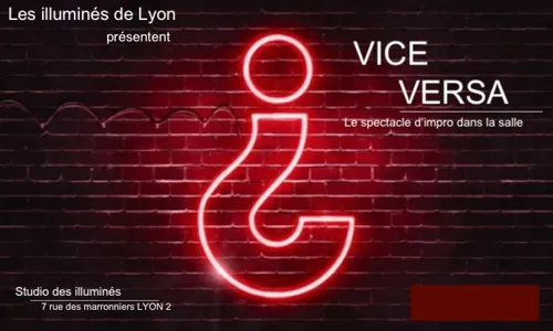 Affiche de Vice versa, l'impro spectacle