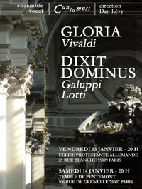 Gloria de Vivaldi, Dixit Dominus de Lotti et Galuppi - 