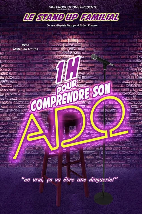 Affiche de 1 heure pour comprendre son ado
