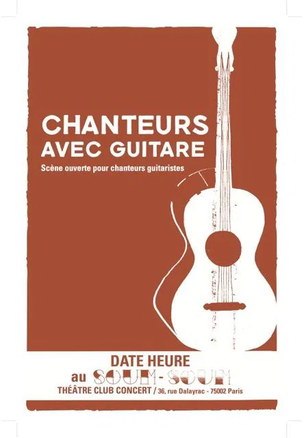 Affiche de Chanteurs à la guitare