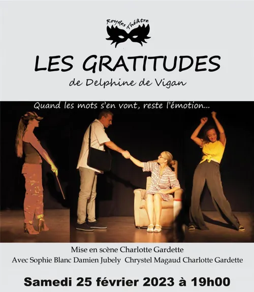 Affiche de Les gratitudes de Delphine de Vigan