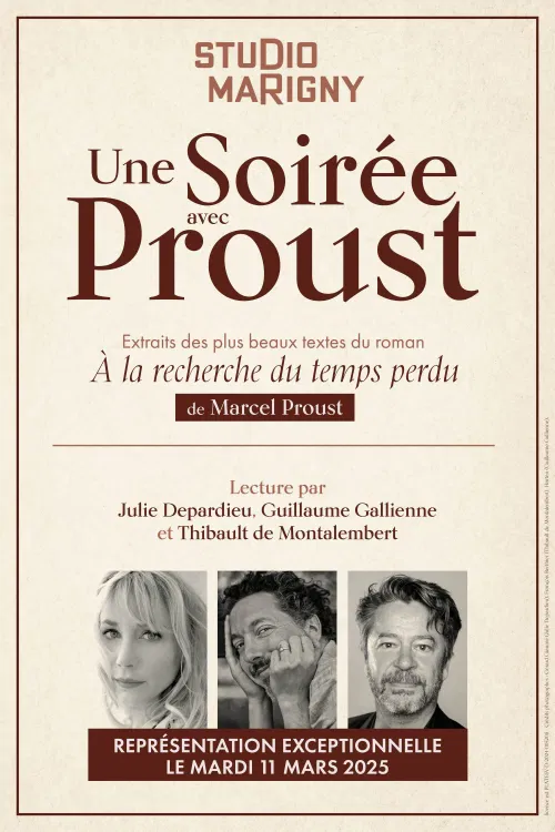 Affiche de Une soirée avec Marcel Proust