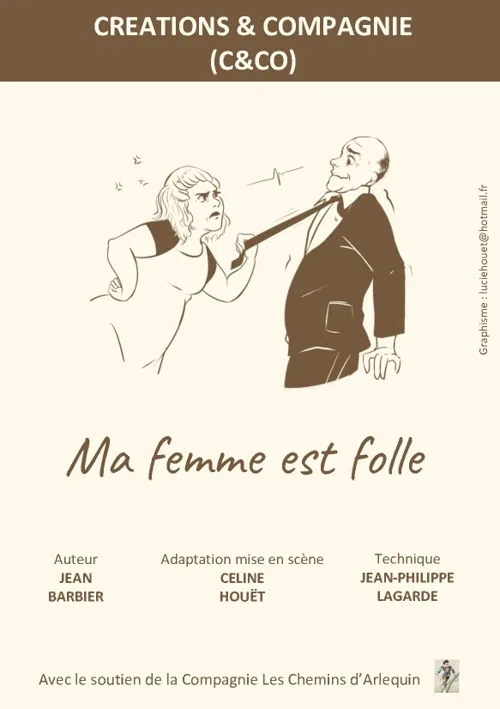 Affiche de Ma femme est folle