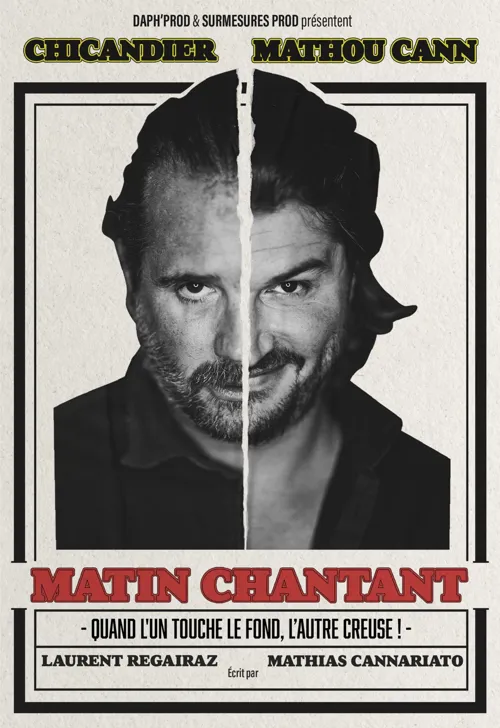 Affiche de Chicandier et Mathou dans Matin chantant