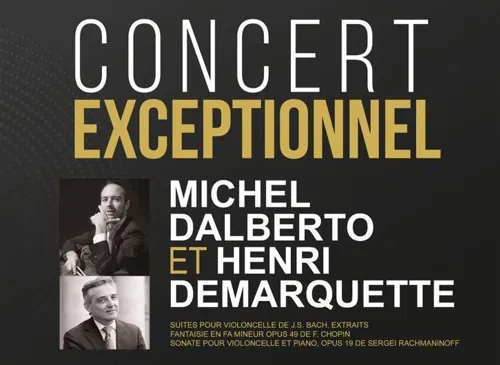 Affiche de Michel Dalberto et Henri Demarquette