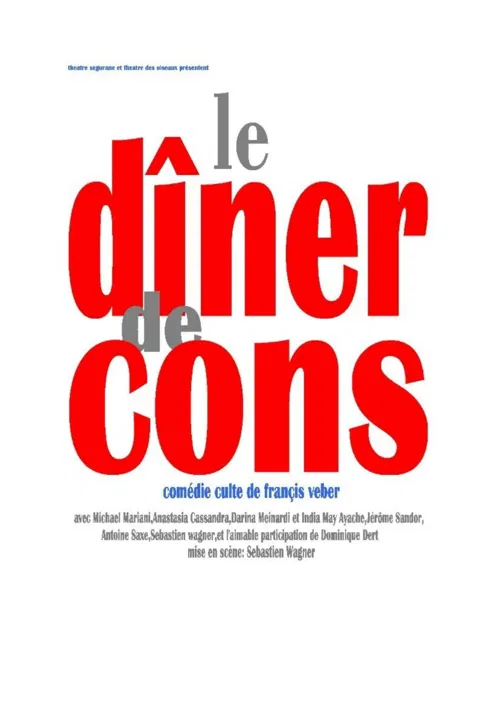 Affiche de Le dîner de cons