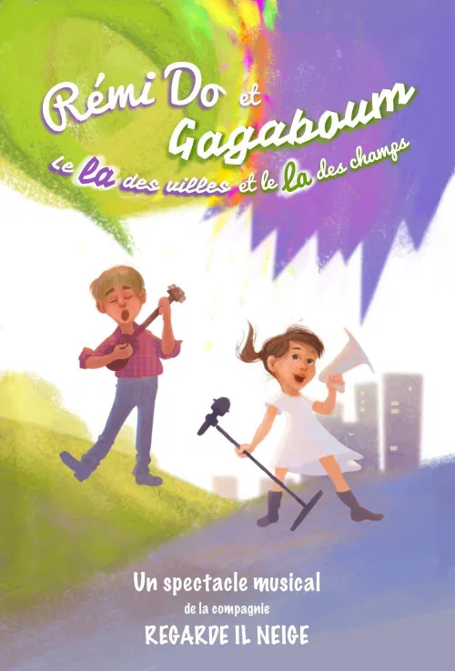 Affiche de Rémi Do et Gagaboum, le la des villes et le la des champs