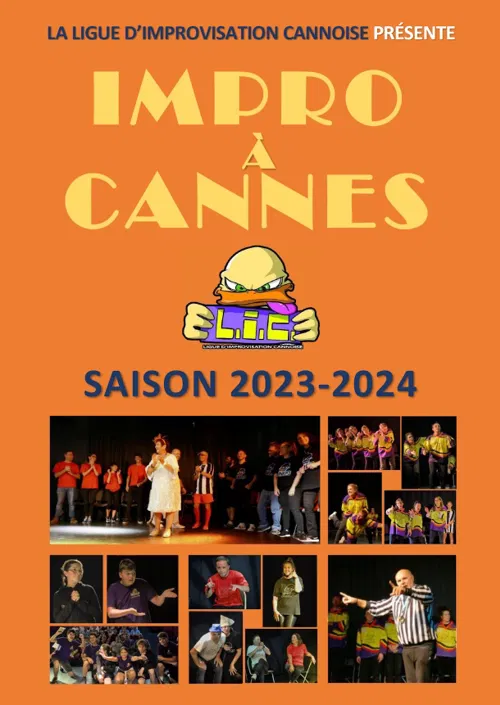 Affiche de Match d'impro à Cannes : la LIC joue à domicile