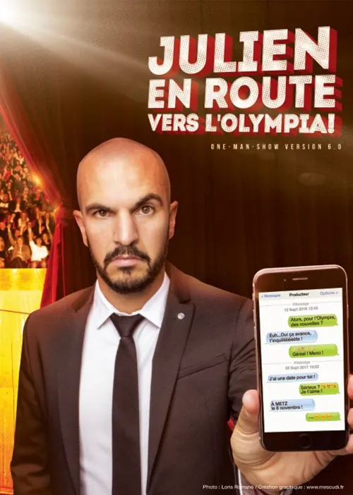Affiche de Julien Strelzyk dans En route vers l'Olympia