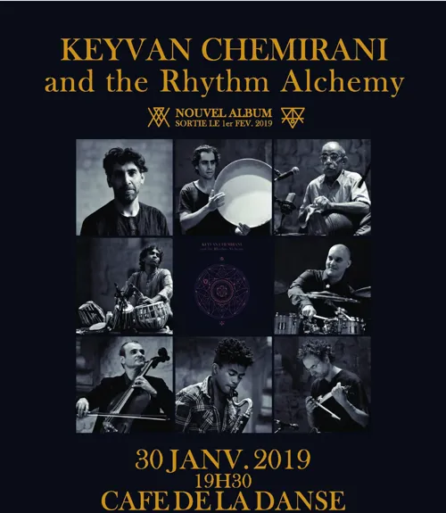 Affiche de Keyvan Chemirani and the Rhythm Alchemy