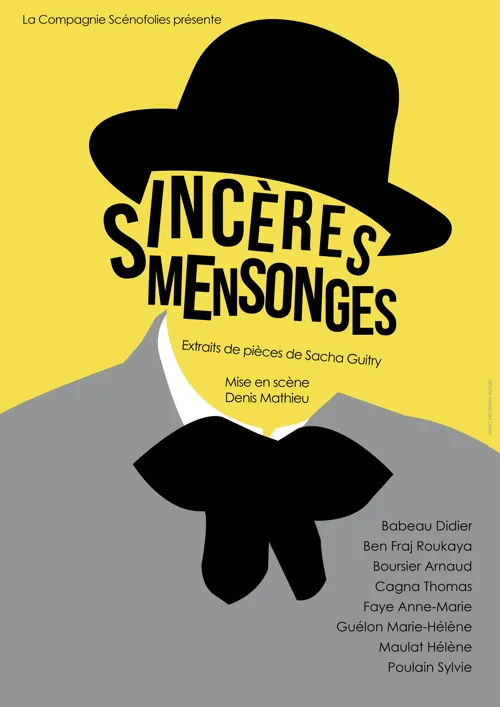 Affiche de Sincères Mensonges