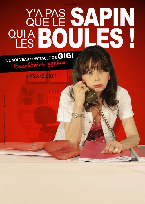Affiche de Ghyslaine Lesept dans Y'a pas que le sapin qui a les boules