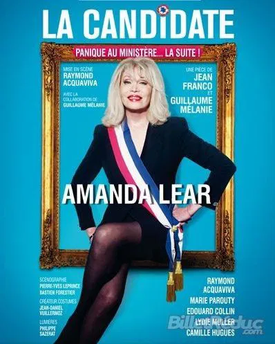 Affiche de La Candidate | avec Amanda Lear