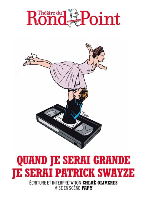 Affiche de Quand je serai grande, je serai Patrick Swayze