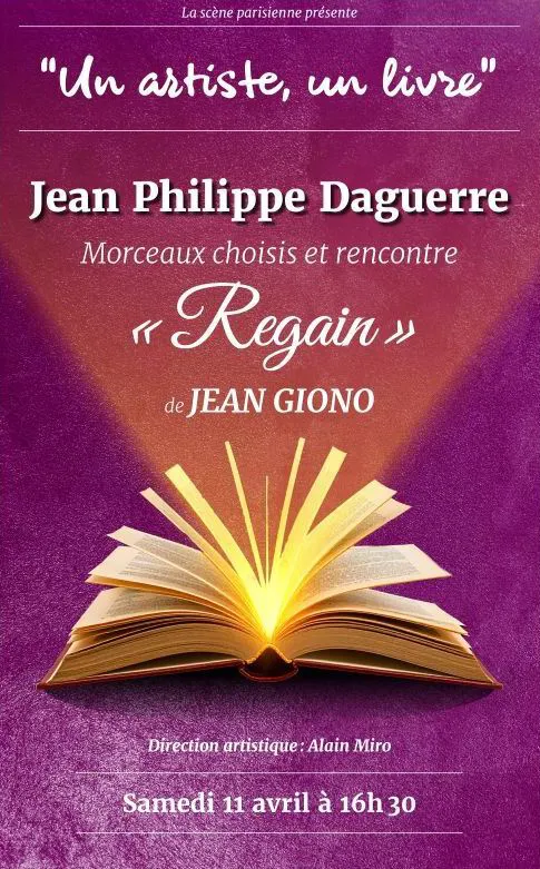 Affiche de Un artiste un livre : Jean Philippe Daguerre