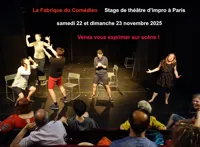 Stage théâtre improvisation week-end novembre Paris - 