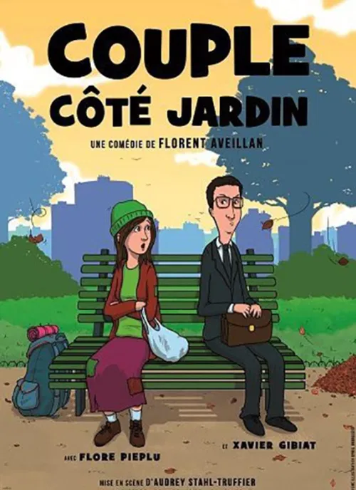 Affiche de Couple côté jardin