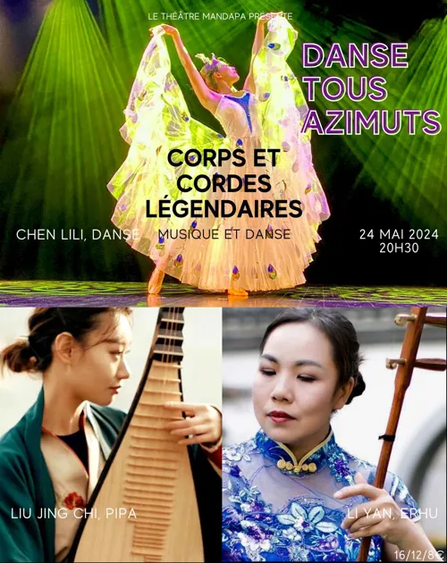 Affiche de Cordes et corps légendaires : Musique et danse chinoise
