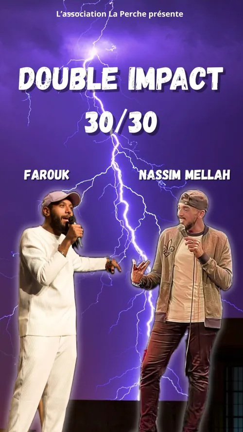 Affiche de Farouk et Nassim Mellah dans Double Impact