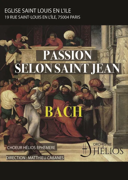 Affiche de La Passion Selon Saint Jean de Bach