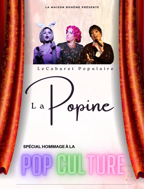 Affiche de Le Cabaret Populaire La Popine : Hommage à la Pop Culture