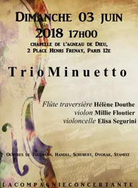 Concert en trio : Handel / Telemann / Schubert / Dvorak - 