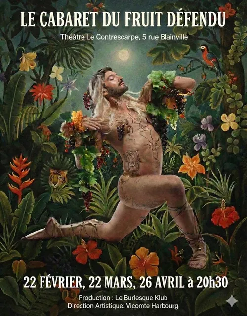 Affiche de Le Burlesque Klub : Le Cabaret du Fruit Défendu