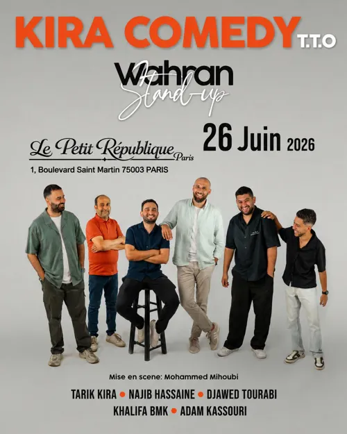Affiche de Kira Comedy présente Wahran Stand-up