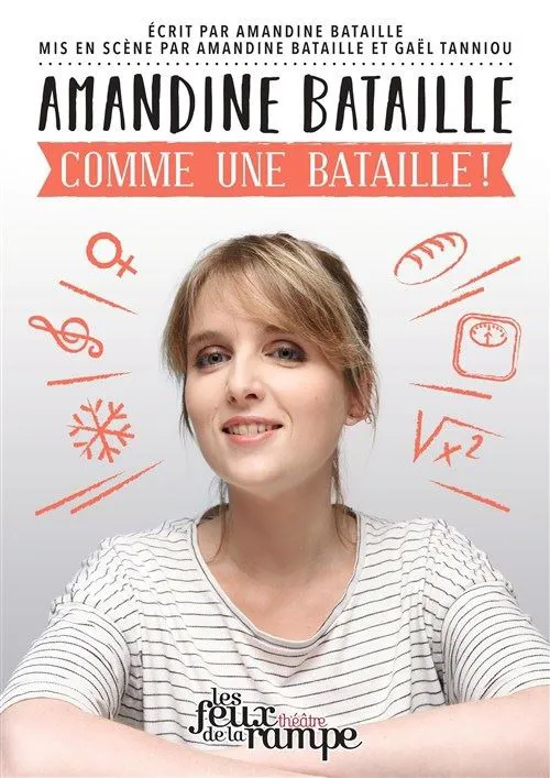 Affiche de Amandine Bataille dans Comme une bataille !