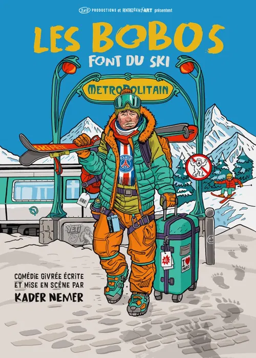 Affiche de Les bobos font du ski
