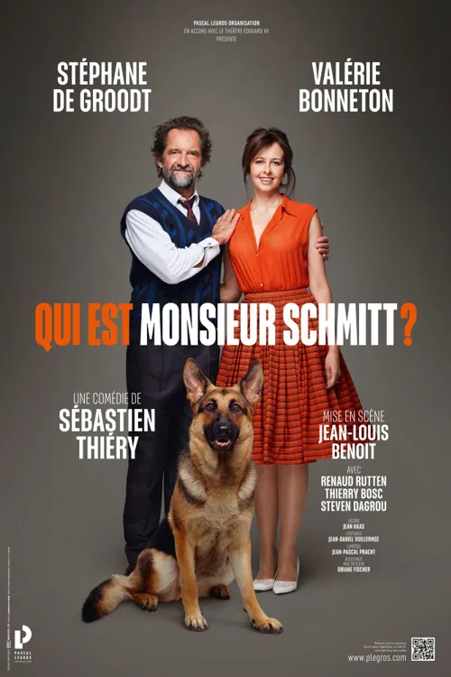 Affiche de Qui est monsieur Schmitt ? | Avec Stéphane de Groodt et Valérie Bonneton