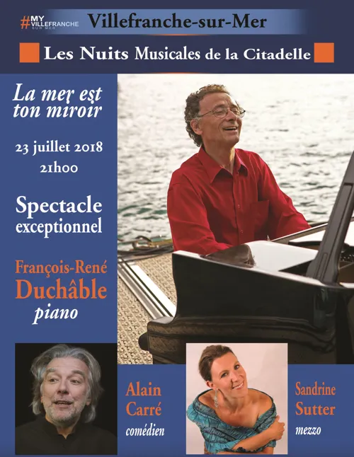 Affiche de René-François Duchâble : La mer est ton miroir