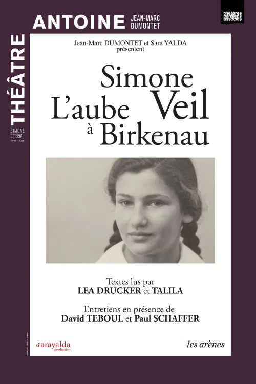 Affiche de Simone Veil "L'aube à Birkenau"
