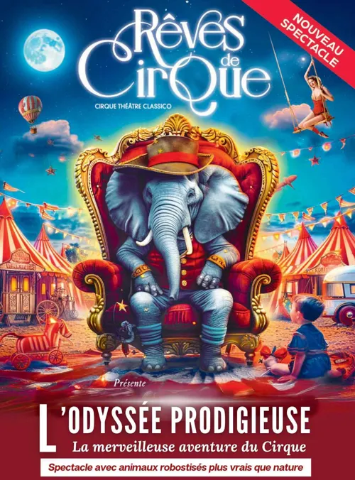 Affiche de Rêves de Cirque dans L'Odyssée Prodigieuse | Clermont Ferrand