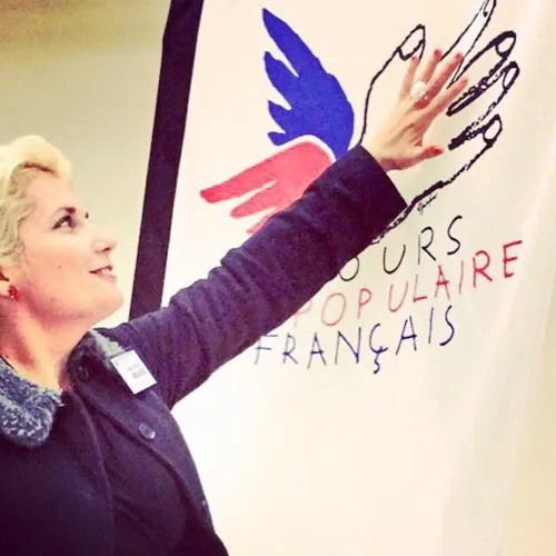 Veronica Antonelli Marraine du Secours Populaire Français
