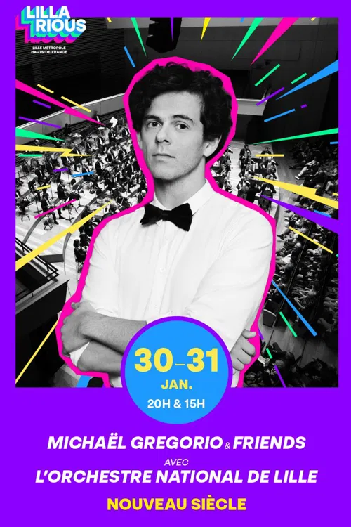 Affiche de Michaël Gregorio & Friends avec l'ONL