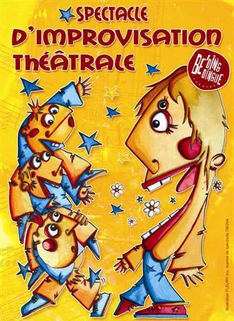 Affiche de Spectacle d'improvisation du Beding Be'Dingue Théâtre | Mois Molière