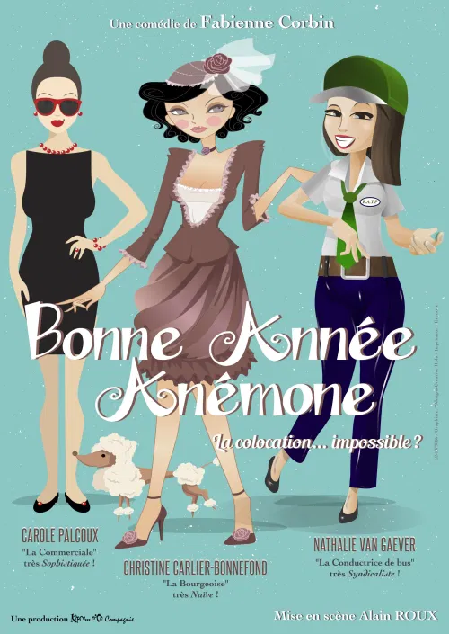 Affiche de Bonne année, Anémone