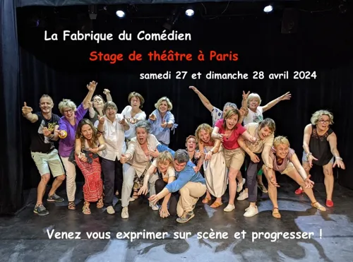 Affiche de Stage impro théâtre