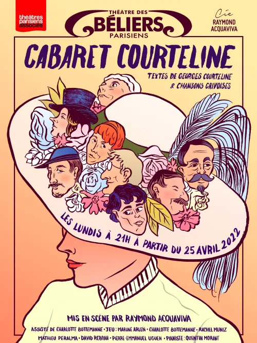 Affiche de Cabaret Courteline